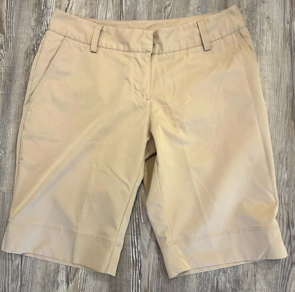 Adidas Climalite Women's Beige Golf Shorts Size 6